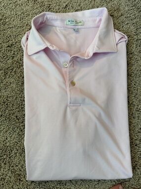 Peter Millar Light Pink Performance Polo Shirt